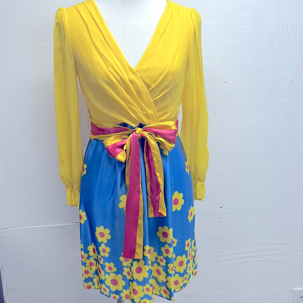 Betsey Johnson silk dress size 6